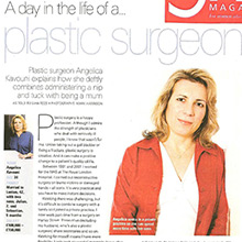 A day in the life of a plastic surgeon, Angelica Kavouni