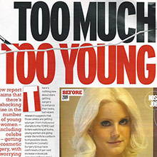 Rise in the number of young women including celebs getting cosmetic surgery with worrying results